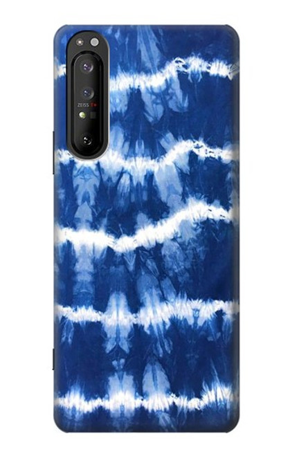 S3671 Blue Tie Dye Case For Sony Xperia 1 II