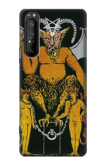 S3740 Tarot Card The Devil Case For Sony Xperia 1 II