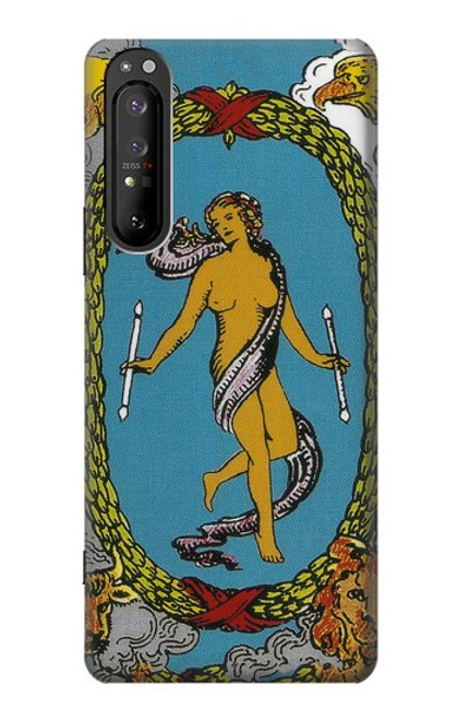 S3746 Tarot Card The World Case For Sony Xperia 1 II