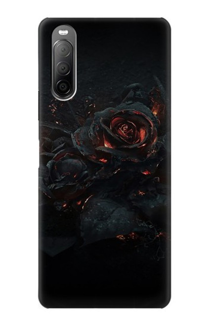 S3672 Burned Rose Case For Sony Xperia 10 II