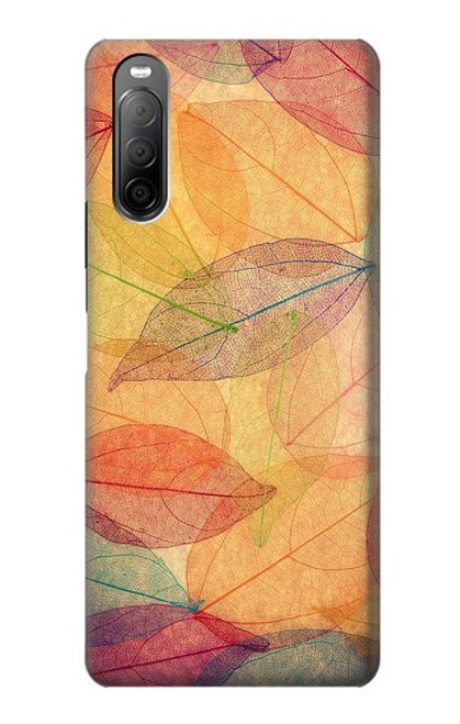 S3686 Fall Season Leaf Autumn Case For Sony Xperia 10 II