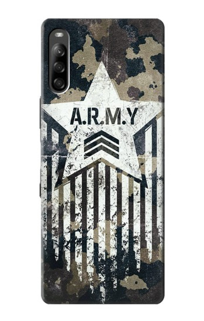 S3666 Army Camo Camouflage Case For Sony Xperia L4