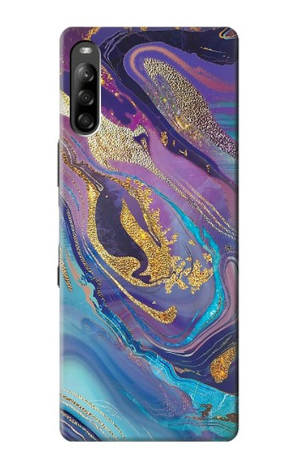 S3676 Colorful Abstract Marble Stone Case For Sony Xperia L4