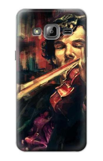 S0723 Violin Art Paint Case For Samsung Galaxy J3 (2016)