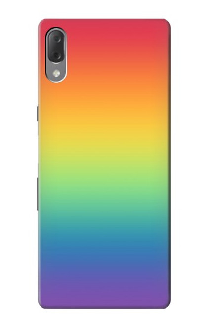 S3698 LGBT Gradient Pride Flag Case For Sony Xperia L3
