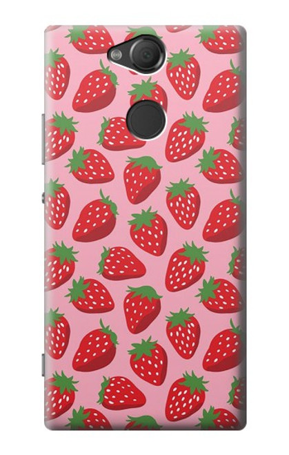S3719 Strawberry Pattern Case For Sony Xperia XA2