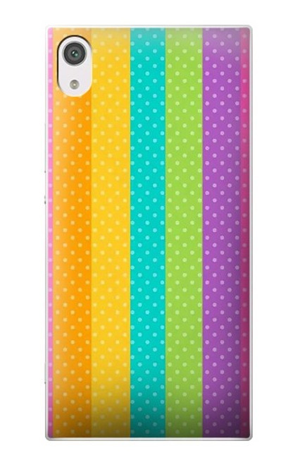 S3678 Colorful Rainbow Vertical Case For Sony Xperia XA1