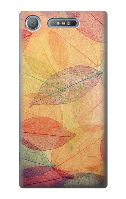 S3686 Fall Season Leaf Autumn Case For Sony Xperia XZ1