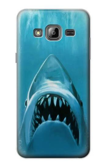 S0830 White Shark Case For Samsung Galaxy J3 (2016)