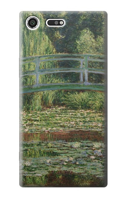 S3674 Claude Monet Footbridge and Water Lily Pool Case For Sony Xperia XZ Premium