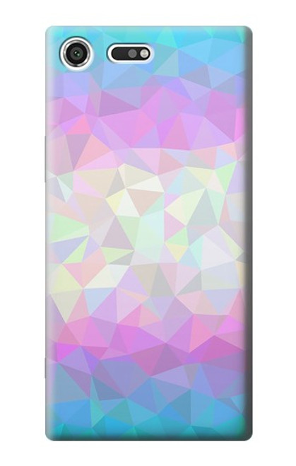S3747 Trans Flag Polygon Case For Sony Xperia XZ Premium