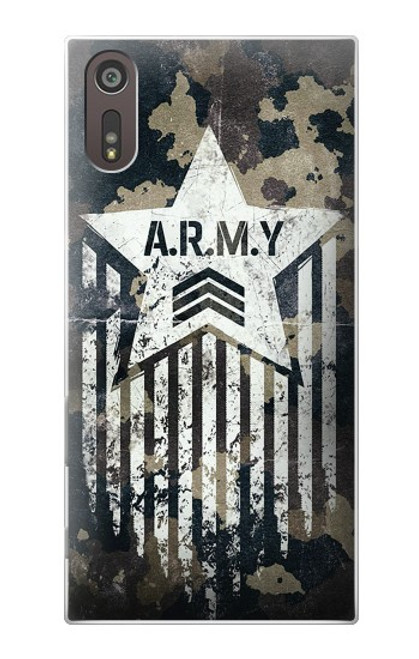 S3666 Army Camo Camouflage Case For Sony Xperia XZ