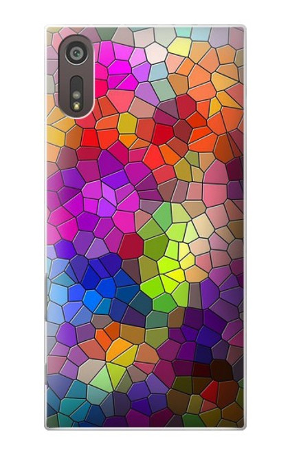 S3677 Colorful Brick Mosaics Case For Sony Xperia XZ