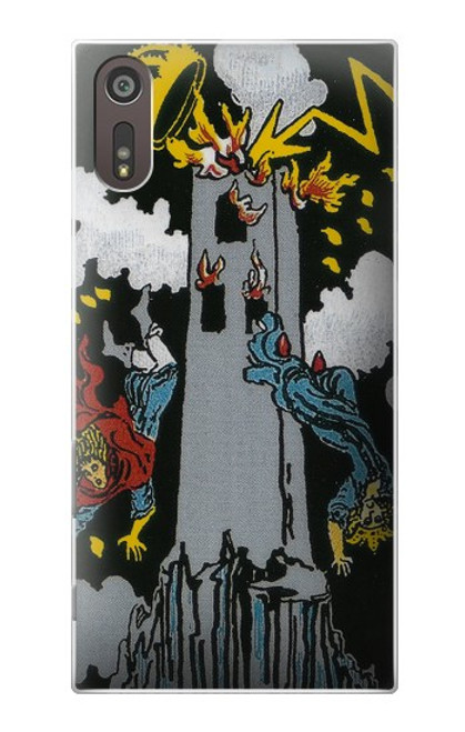 S3745 Tarot Card The Tower Case For Sony Xperia XZ