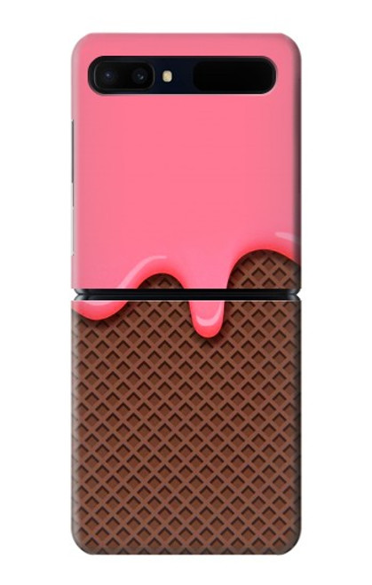 S3754 Strawberry Ice Cream Cone Case For Samsung Galaxy Z Flip 5G