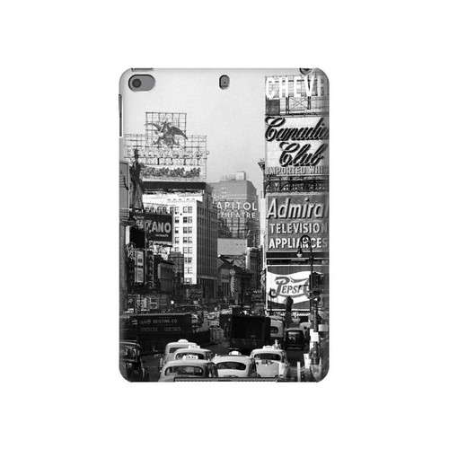 S0182 Old New York Vintage Hard Case For iPad mini 4, iPad mini 5, iPad mini 5 (2019)