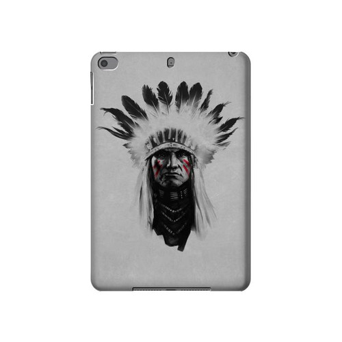 S0451 Indian Chief Hard Case For iPad mini 4, iPad mini 5, iPad mini 5 (2019)