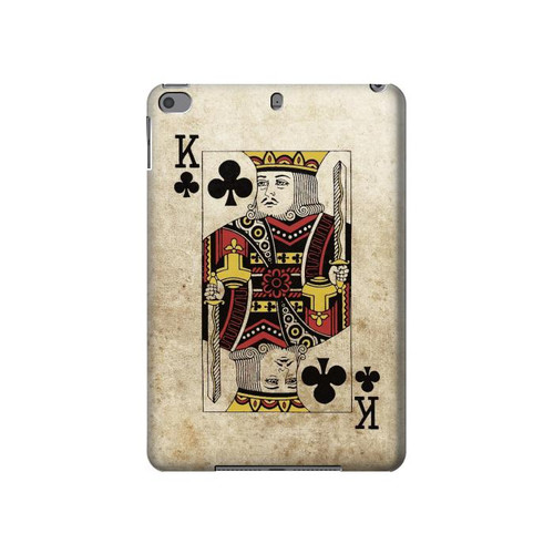 S2528 Poker King Card Hard Case For iPad mini 4, iPad mini 5, iPad mini 5 (2019)