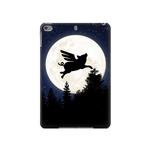 S3289 Flying Pig Full Moon Night Hard Case For iPad mini 4, iPad mini 5, iPad mini 5 (2019)