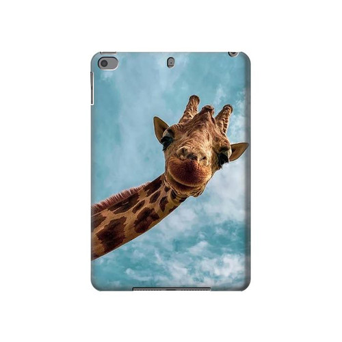 S3680 Cute Smile Giraffe Hard Case For iPad mini 4, iPad mini 5, iPad mini 5 (2019)