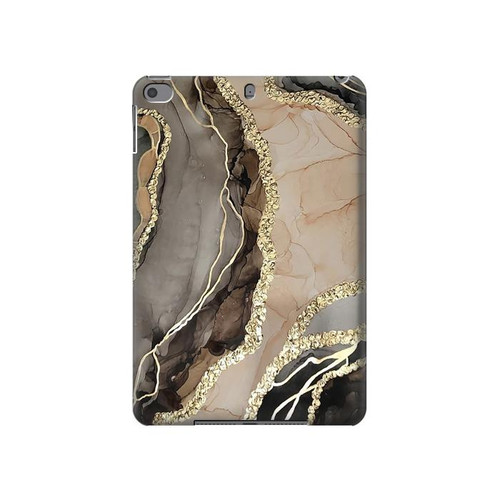 S3700 Marble Gold Graphic Printed Hard Case For iPad mini 4, iPad mini 5, iPad mini 5 (2019)