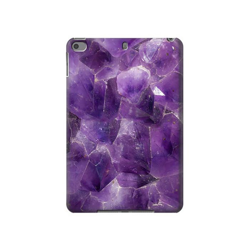 S3713 Purple Quartz Amethyst Graphic Printed Hard Case For iPad mini 4, iPad mini 5, iPad mini 5 (2019)