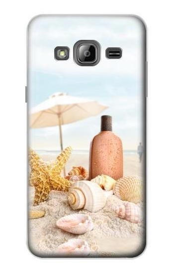S1425 Seashells on The Beach Case For Samsung Galaxy J3 (2016)