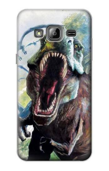 S1453 Trex Tyrannosaurus Rex Dinosaur Case For Samsung Galaxy J3 (2016)