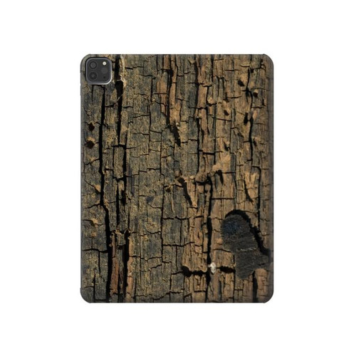 S0598 Wood Graphic Printed Hard Case For iPad Pro 11 (2021,2020,2018, 3rd, 2nd, 1st)