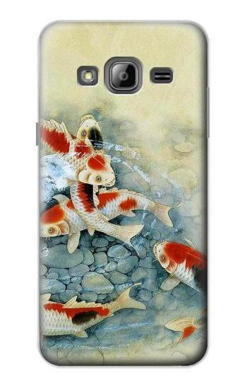 S1654 Koi Carp Fish Art Painting Case For Samsung Galaxy J3 (2016)