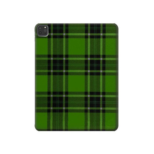 S2373 Tartan Green Pattern Hard Case For iPad Pro 11 (2021,2020,2018, 3rd, 2nd, 1st)