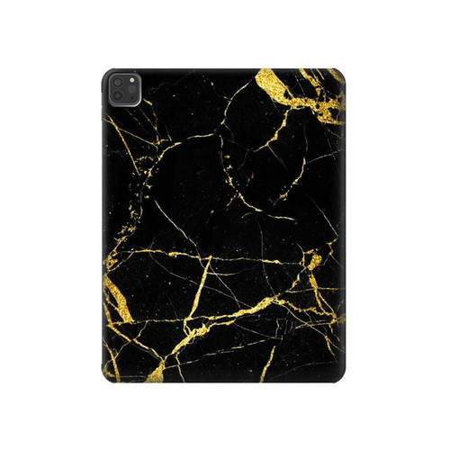 S2896 Gold Marble Graphic Printed Hard Case For iPad Pro 11 (2021,2020,2018, 3rd, 2nd, 1st)
