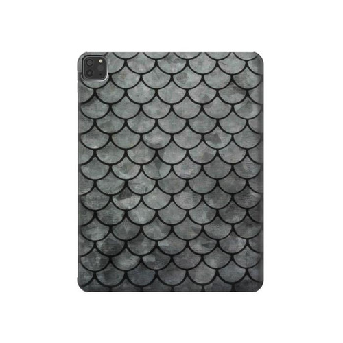 S2950 Silver Fish Scale Hard Case For iPad Pro 11 (2021,2020,2018, 3rd, 2nd, 1st)