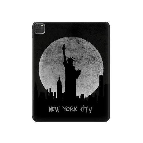 S3097 New York City Hard Case For iPad Pro 11 (2021,2020,2018, 3rd, 2nd, 1st)