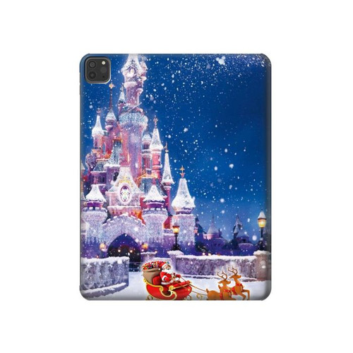 S3282 Santa Xmas Castle Hard Case For iPad Pro 11 (2021,2020,2018, 3rd, 2nd, 1st)