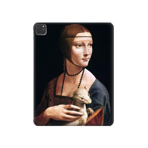 S3471 Lady Ermine Leonardo da Vinci Hard Case For iPad Pro 11 (2021,2020,2018, 3rd, 2nd, 1st)