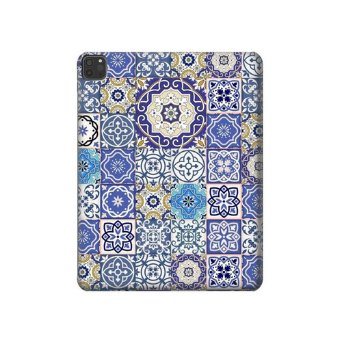 S3537 Moroccan Mosaic Pattern Hard Case For iPad Pro 11 (2021,2020,2018, 3rd, 2nd, 1st)