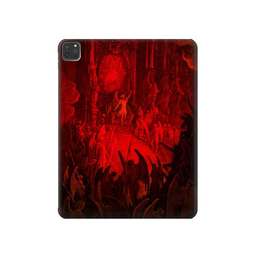 S3583 Paradise Lost Satan Hard Case For iPad Pro 11 (2021,2020,2018, 3rd, 2nd, 1st)
