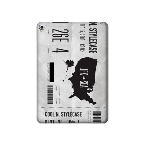 S3615 Airline Boarding Pass Art Hard Case For iPad Pro 12.9 (2015,2017)
