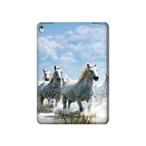 S0250 White Horse 2 Hard Case For iPad 9.7 (2017,2018), iPad 6, iPad 5