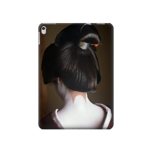 S1337 Japan Geisha Neck Hard Case For iPad 9.7 (2017,2018), iPad 6, iPad 5
