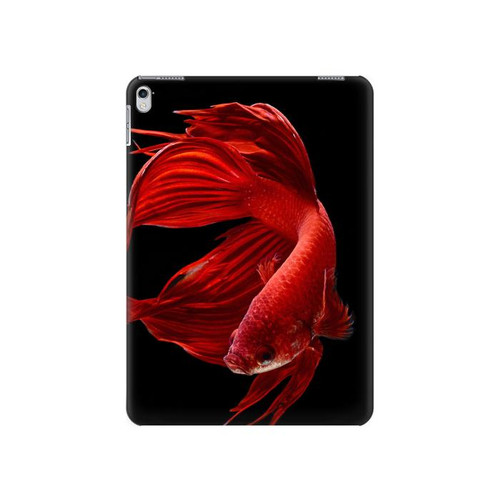 S2092 Red Siamese Fighting Fish Hard Case For iPad 9.7 (2017,2018), iPad 6, iPad 5