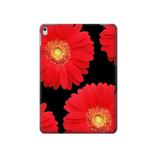 S2478 Red Daisy flower Hard Case For iPad Air 2, iPad 9.7 (2017,2018), iPad 6, iPad 5