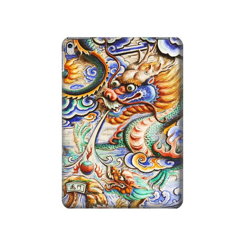 S2584 Traditional Chinese Dragon Art Hard Case For iPad 9.7 (2017,2018), iPad 6, iPad 5