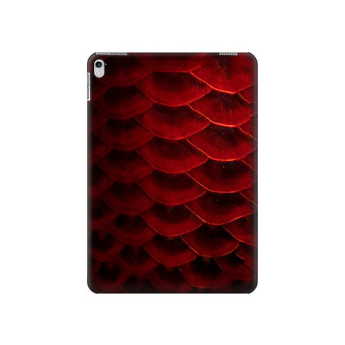 S2879 Red Arowana Fish Scale Hard Case For iPad 9.7 (2017,2018), iPad 6, iPad 5