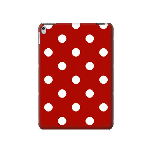 S2951 Red Polka Dots Hard Case For iPad Air 2, iPad 9.7 (2017,2018), iPad 6, iPad 5