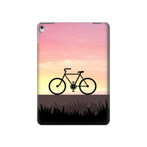 S3252 Bicycle Sunset Hard Case For iPad 9.7 (2017,2018), iPad 6, iPad 5