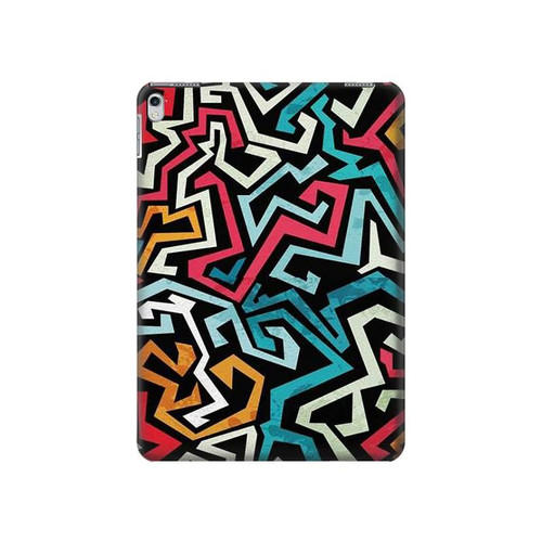 S3712 Pop Art Pattern Hard Case For iPad Air 2, iPad 9.7 (2017,2018), iPad 6, iPad 5