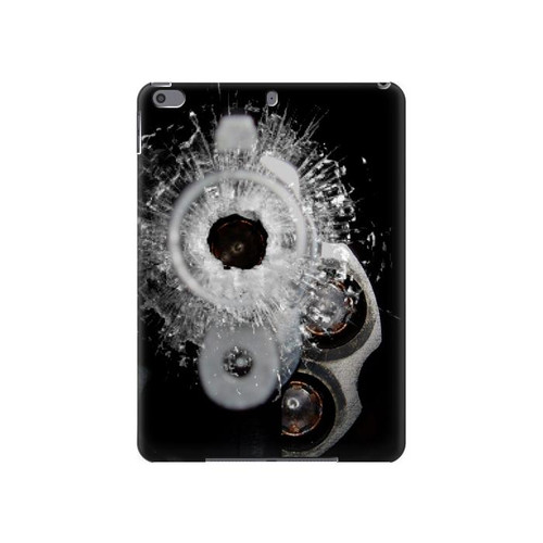S2387 Gun Bullet Hole Glass Hard Case For iPad Pro 10.5, iPad Air (2019, 3rd)