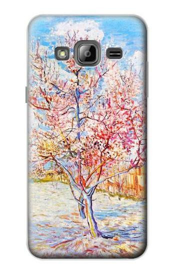 S2450 Van Gogh Peach Tree Blossom Case For Samsung Galaxy J3 (2016)